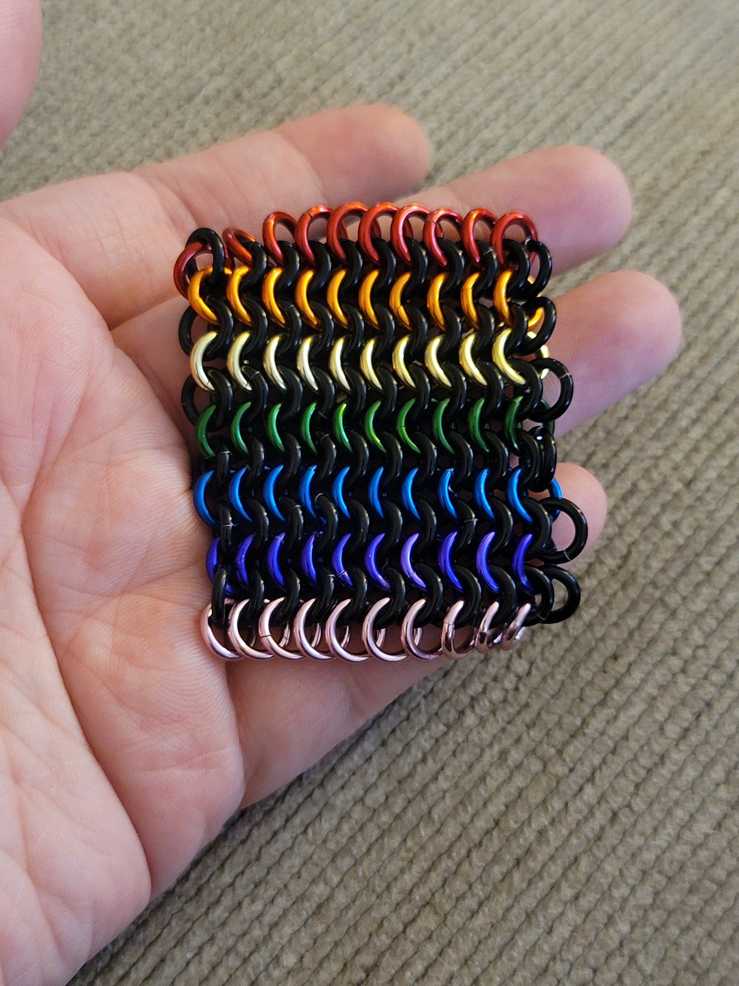 Small Black Rainbow Fidget