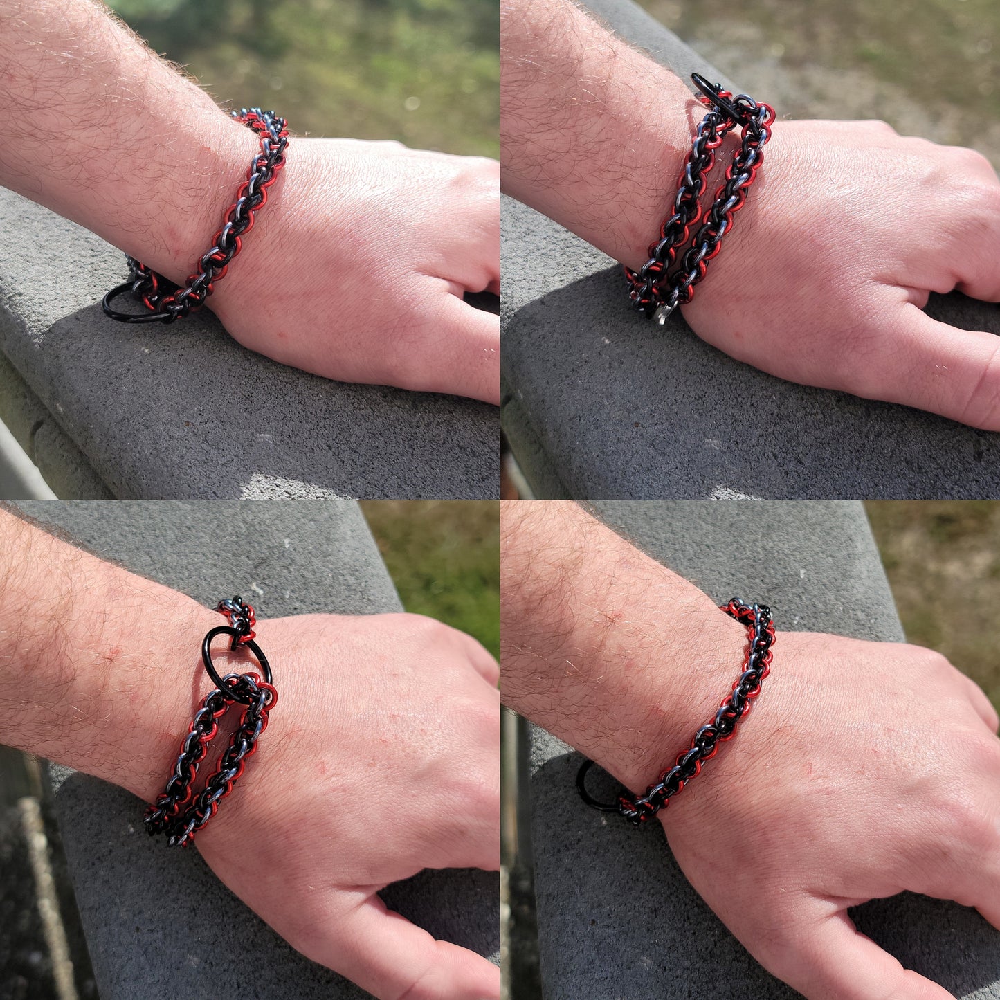 Industrial Lariat Style Bracelet / Anklet
